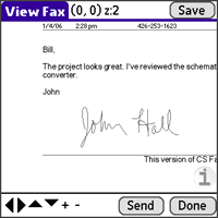 Fax from your Treo or Palm OS Handheld