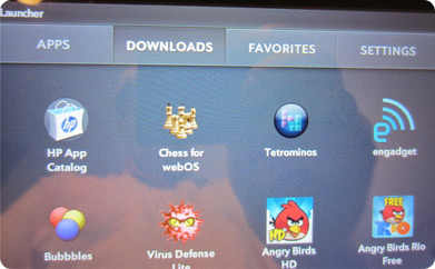 HP TouchPad Review Apps