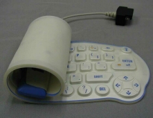 Keyboard Rolled Up