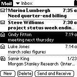 Treo Mail Screenshot