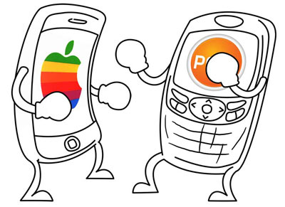 Apple iPhone vs Palm Treo
