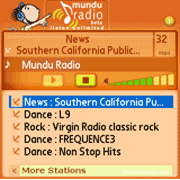 Mundu Radio for Palm OS