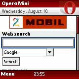 Opera Mini for the Palm OS