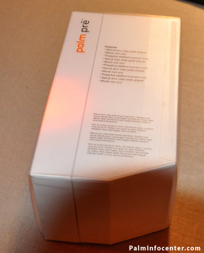Palm Pre Retail Box Packaging