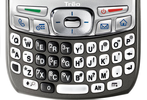 Palm Treo 700p keyboard
