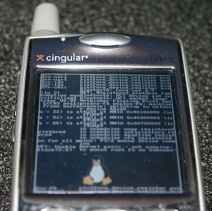Linux on a Palm Treo 650