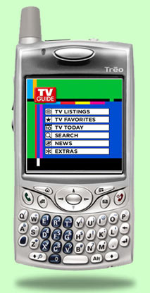 Treo 650 with TV Guide Mobile