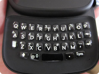 HP Veer keyboard Palm review