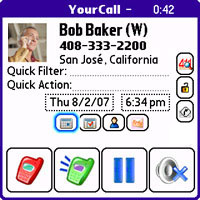 YourCall Palm Software